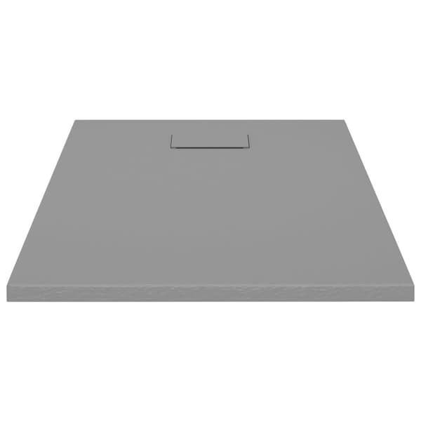 vidaXL Duschkar SMC grå 100x70 cm grå