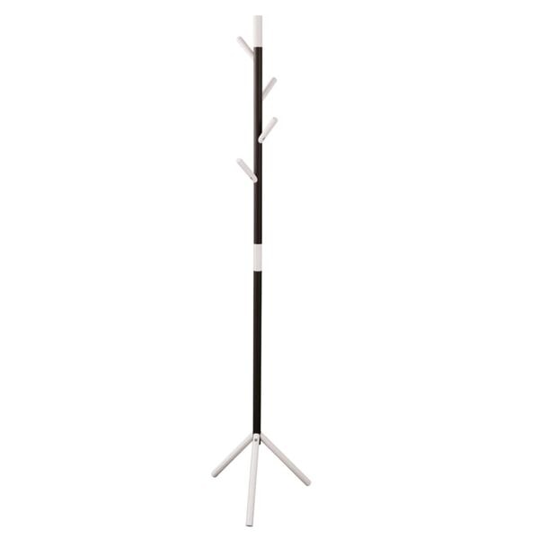 V-Part Stående klädhängare med 4 krokar Linair vit 180 cm Vit
