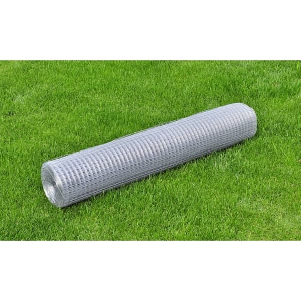 vidaXL Hönsnät galvaniserat stål 10x1 m silver Silver