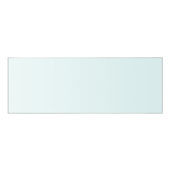vidaXL Hyllplan 2 st glas genomskinlig 40x12 cm Transparent