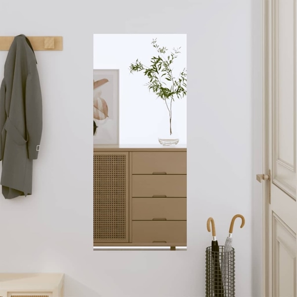 vidaXL Väggspegel 40x80 cm glas rektangulär Silver