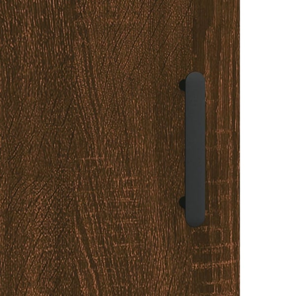 vidaXL Skrivbord brun ek 140x50x75 cm konstruerat trä Brun
