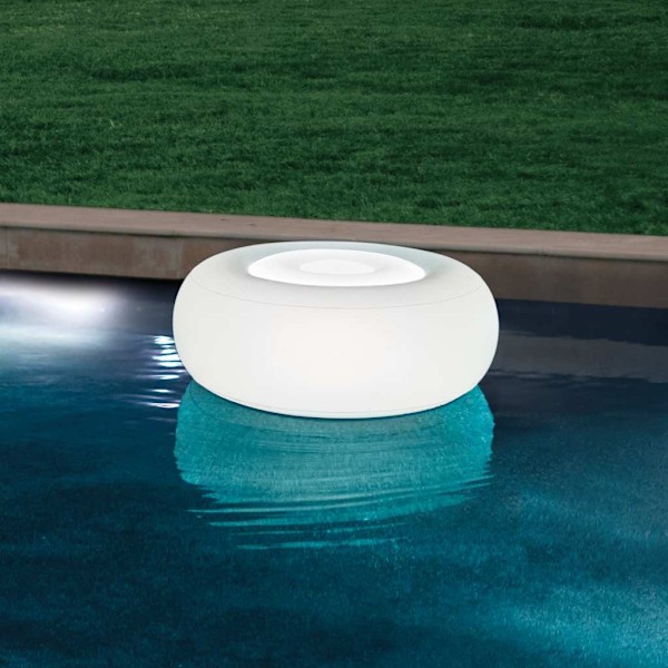 INTEX LED sittpuff 86x33 cm Vit