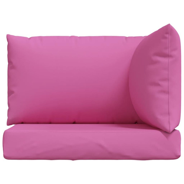 vidaXL Dynor till pallsoffa 3 st rosa Oxford-tyg Rosa
