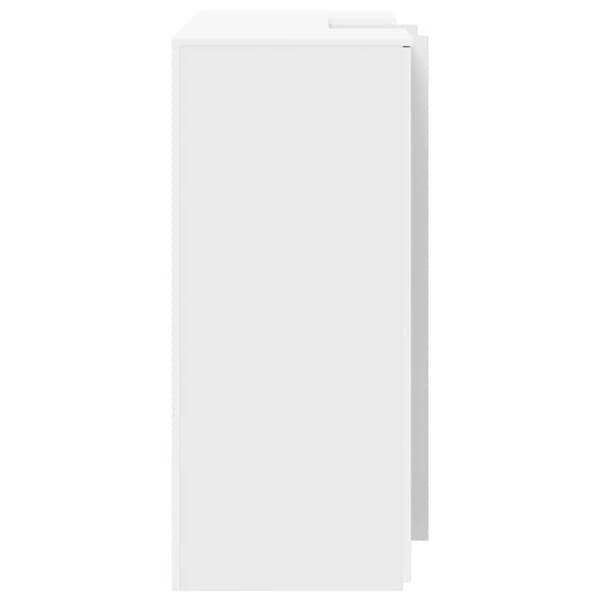 vidaXL Receptionsdisk vit 135x50x103,5 cm konstruerat trä Vit