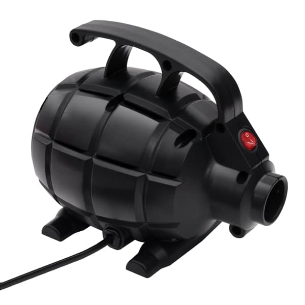 vidaXL Elektrisk luftpump svart