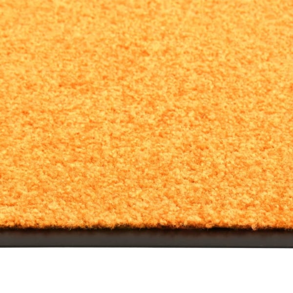 vidaXL Dörrmatta tvättbar orange 90x150 cm Orange