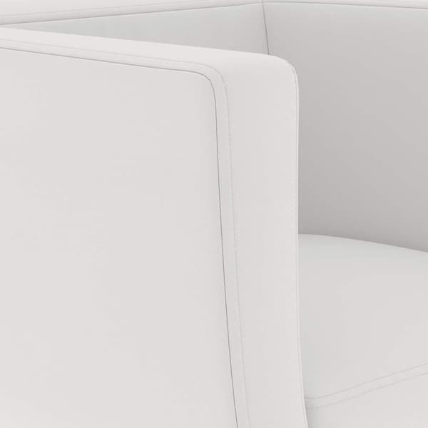 vidaXL Loungefåtölj Rom vit 2-pack Vit