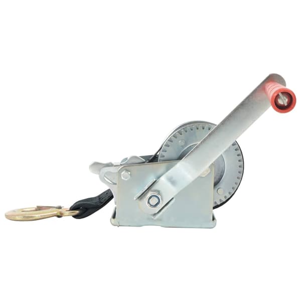 vidaXL Handvinsch med rem 360 kg Silver