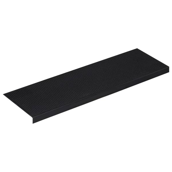 vidaXL Trappstegsmattor 10 st 25x75 cm gummi art