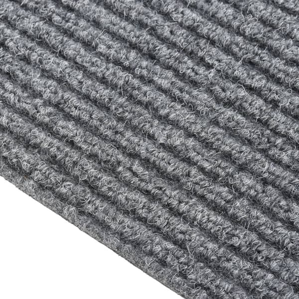 vidaXL Gångmatta 100x350 cm grå grå
