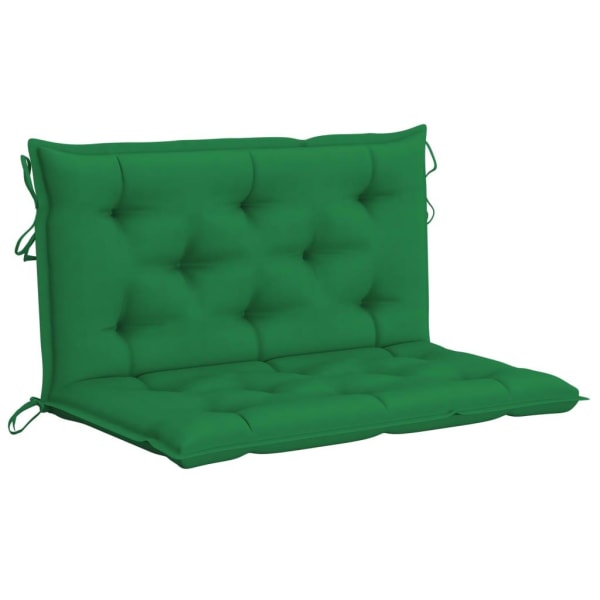 vidaXL 2-sits hammock med palmblad och dynor bambu 202 cm Grön