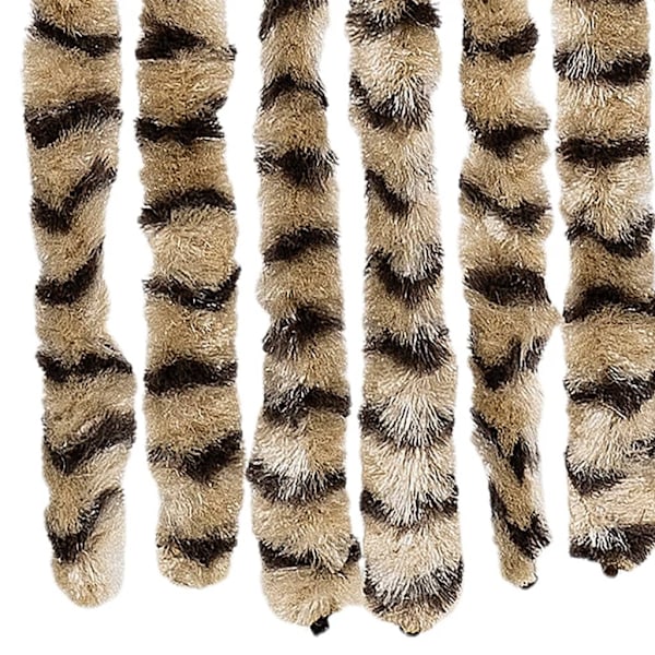 vidaXL Insektsdraperi beige och brun 56x185 cm chenille Beige