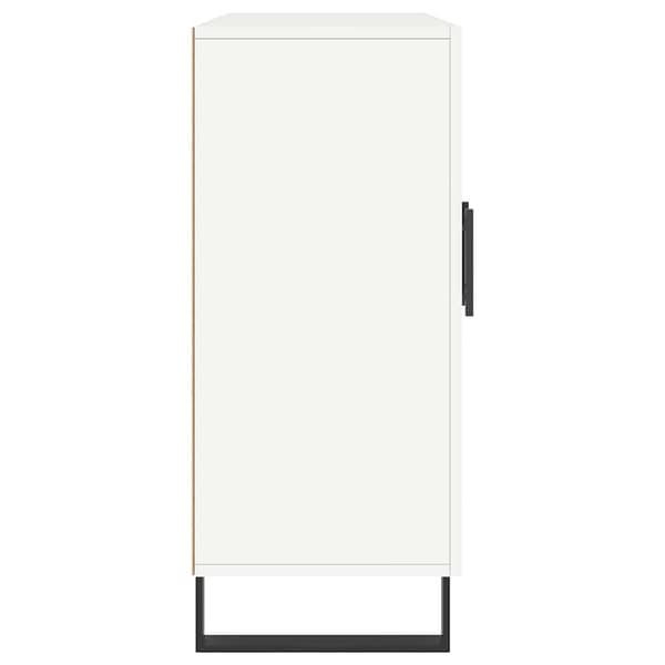vidaXL Skänk vit 90x34x80 cm konstruerat trä Vit