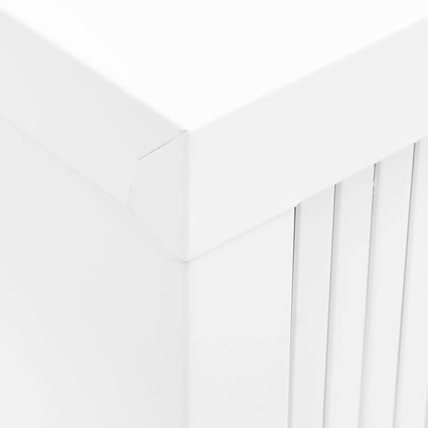 vidaXL Dokumentskåp med skjutdörr vit 90x40x90 cm stål Vit