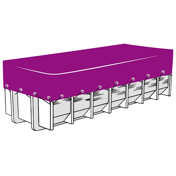 vidaXL Containernät HDPE 4x8 m svart Svart