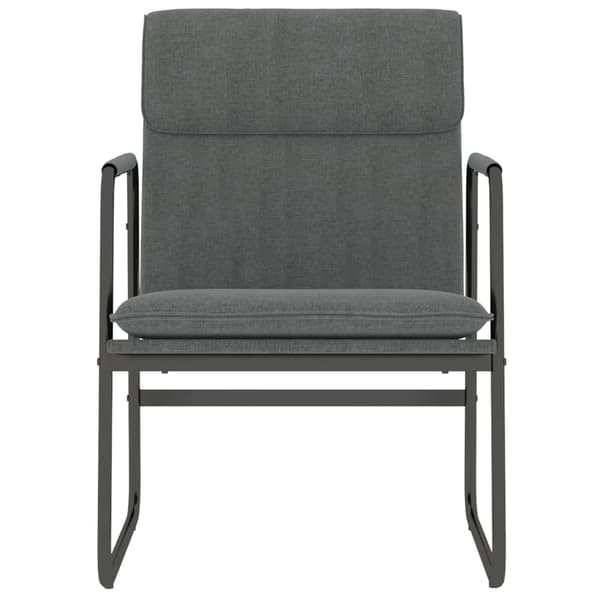 vidaXL Loungestol mörkgrå 55x64x80 cm tyg Grå