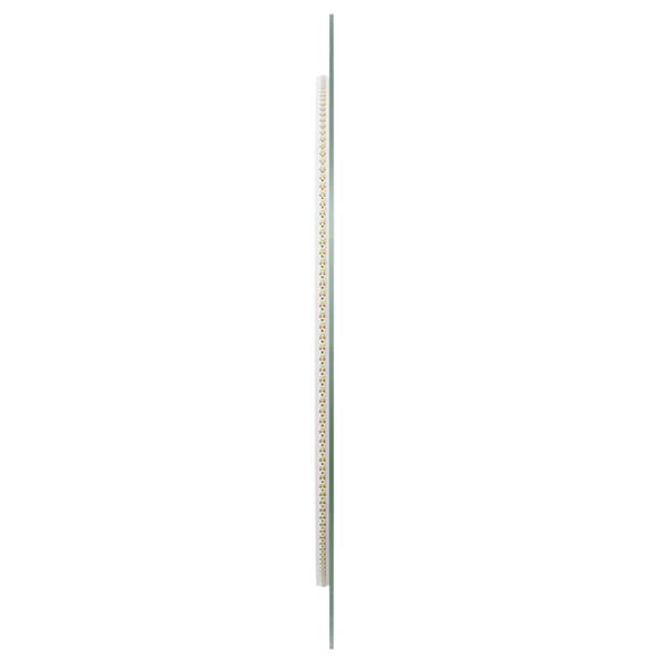 vidaXL Badrumsspegel LED 60 cm rund Transparent