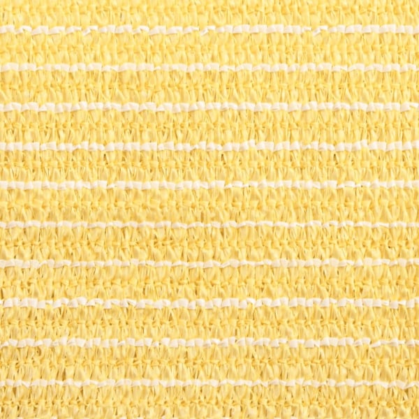 vidaXL Solsegel HDPE rektangulärt 2x4 m beige Beige