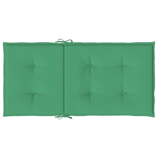vidaXL Trädgårdsstolsdynor 6 st Grön 100 x 50 x 3 cm Grön