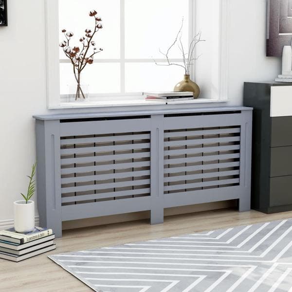 vidaXL Elementskydd antracit 172x19x81,5 cm MDF Antracit