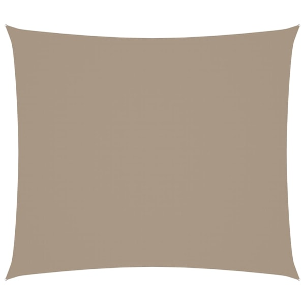 vidaXL Solsegel oxfordtyg rektangulärt 2x2,5 m taupe Taupe