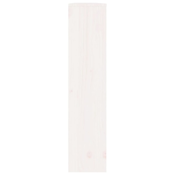 vidaXL Elementskydd vit 169x19x84 cm massiv furu Vit