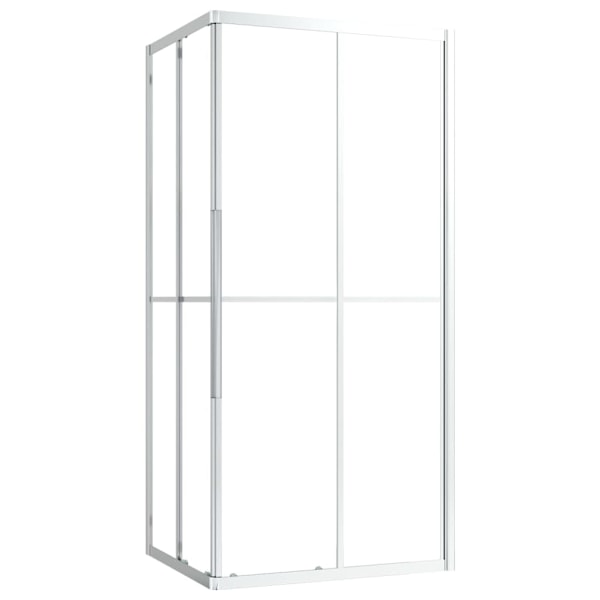 vidaXL Duschvägg ESG 70x70x180 cm Silver