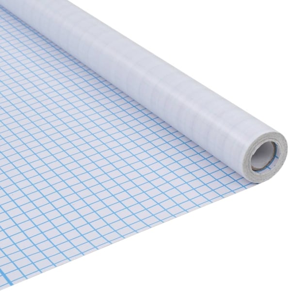 vidaXL Fönsterfilm frostad randig design 0,9x100 m PVC Vit