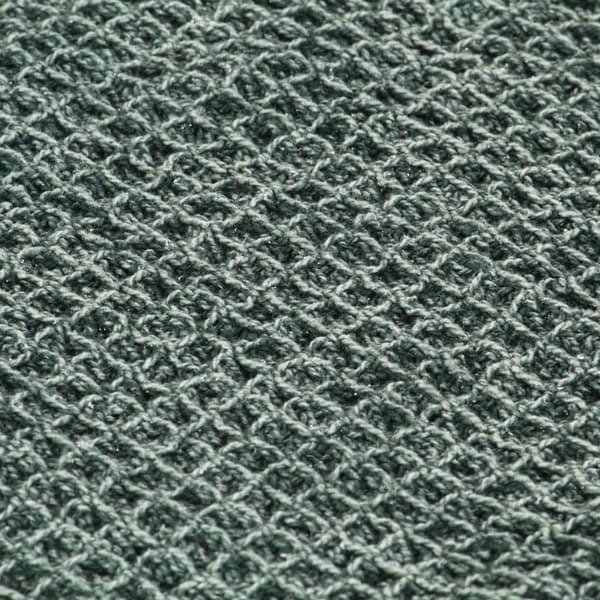 vidaXL Filt bomull 160x210 cm mörkgrön Grön