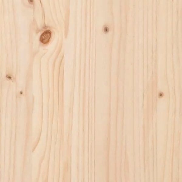 vidaXL Sängram 90x190 cm massiv furu Brun