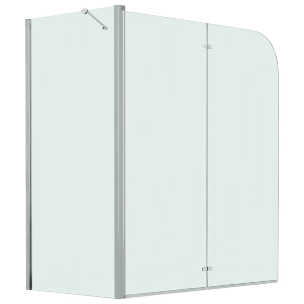 vidaXL Duschvägg fällbar ESG 120x68x130 cm