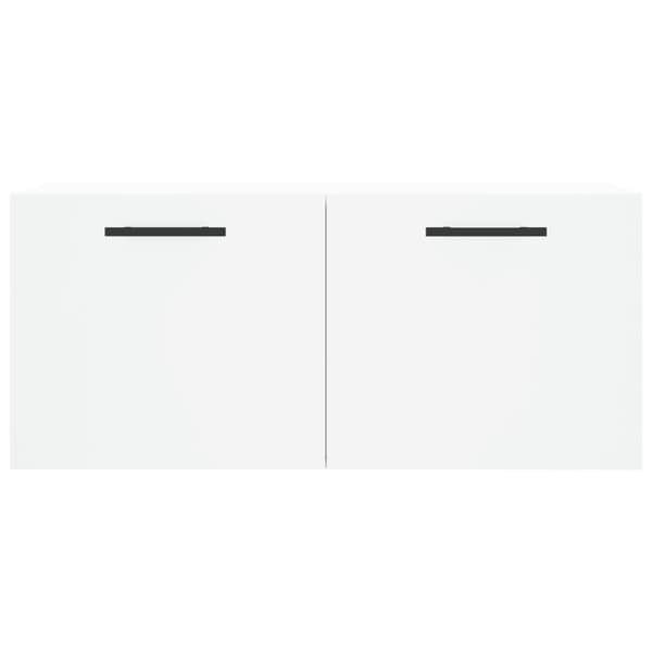 vidaXL Väggskåp vit 80x36,5x35 cm konstruerat trä Vit