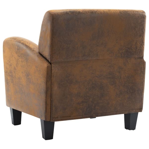vidaXL Soffa brun 70x69x72 cm konstläder Brun