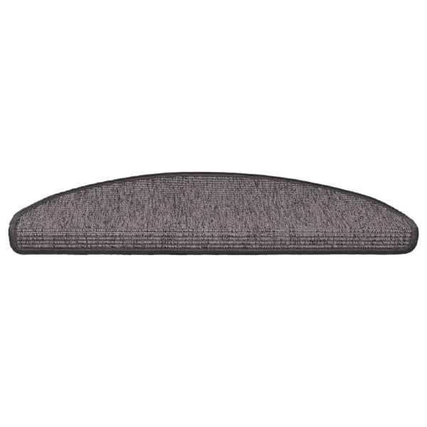 vidaXL Trappstegsmattor självhäftande 15 st grå och beige 65x21x4 cm Beige