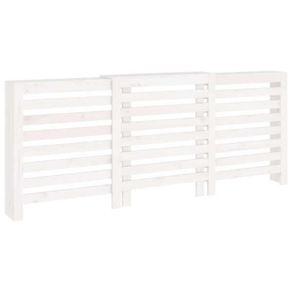 vidaXL Elementskydd vit 210x21x85 cm massiv furu White