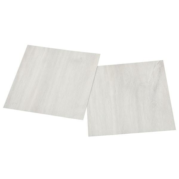 vidaXL Självhäftande golvplankor 20 st PVC 1,86 m² gräddvit Creme