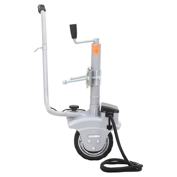 vidaXL Motoriserat stödhjul för trailer i aluminium 12 V 350 W