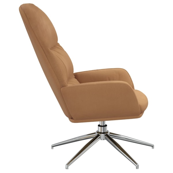 vidaXL Reclinerfåtölj taupe konstmocka Taupe