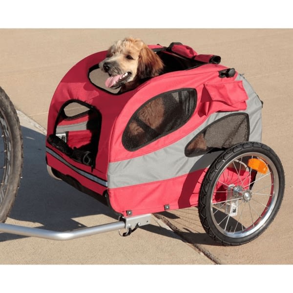 PetSafe Cykelvagn för hund Happy Ride M röd Röd