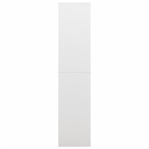 vidaXL Förvaringsskåp vit 90x40x180 cm stål Vit