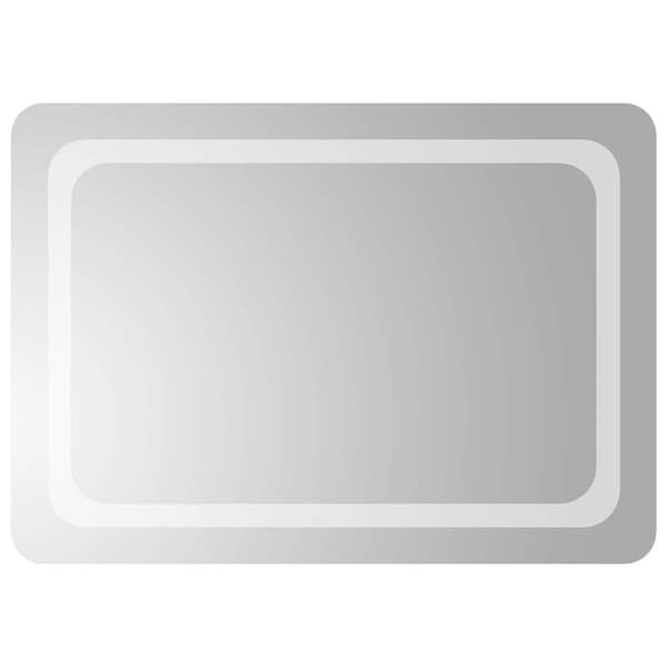 vidaXL Badrumsspegel LED 70x50 cm Transparent