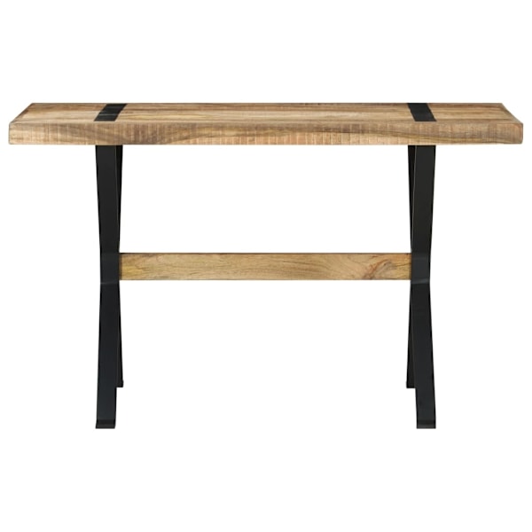 vidaXL Matbord 120x60x76 cm grovt mangoträ Brun