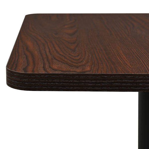 vidaXL Bistrobord mörk ask 50x50x107 cm Svart