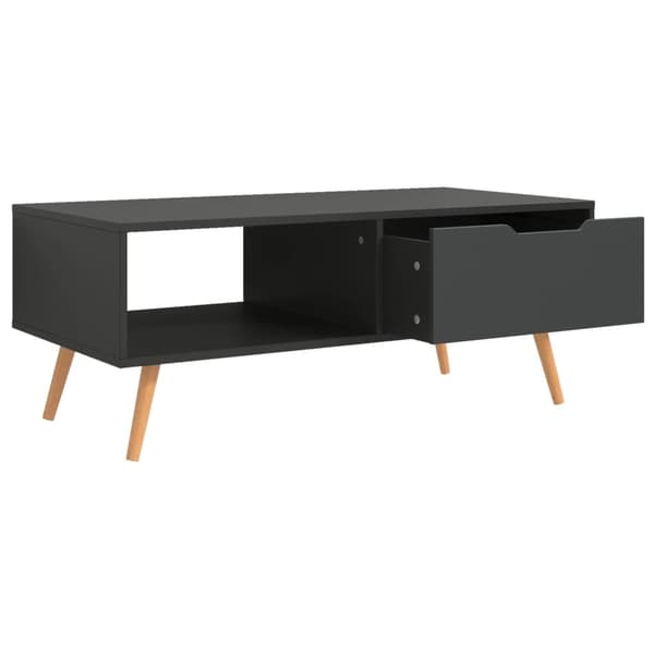vidaXL Soffbord grå 100x49,5x43 cm konstruerat trä grå