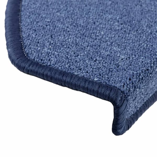 vidaXL 15 st Trappstegsmattor blå 65x24x4 cm Blå
