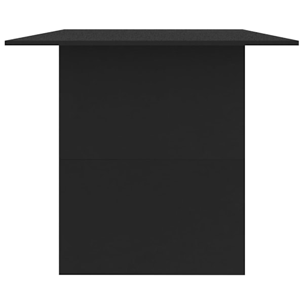vidaXL Matbord svart 180x90x76 cm konstruerat trä Svart