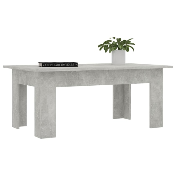vidaXL Soffbord betonggrå 100x60x42 cm konstruerat trä grå