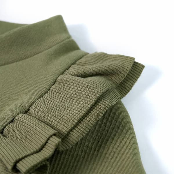 vidaXL Tröja för barn khaki 128 Grön