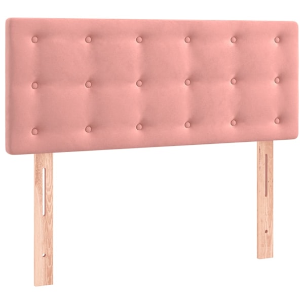 vidaXL Sänggavel rosa 90x5x78/88 cm sammet Rosa